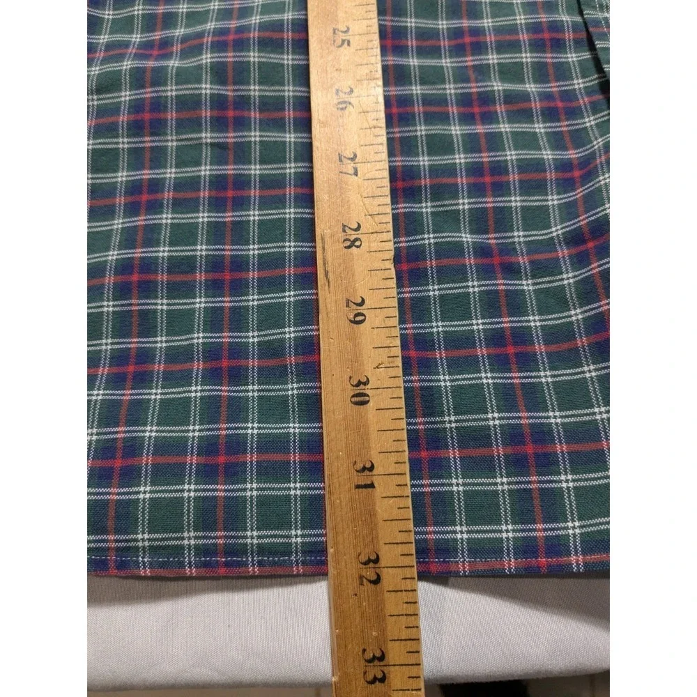 POLO Ralph Lauren Big‎ Men 3XB Blue Green Plaid Long Sleeve Button Shirt